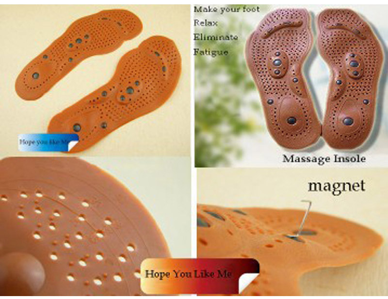  Sol  Sepatu  Terapi Kesehatan Magnetik Bionic Brown 